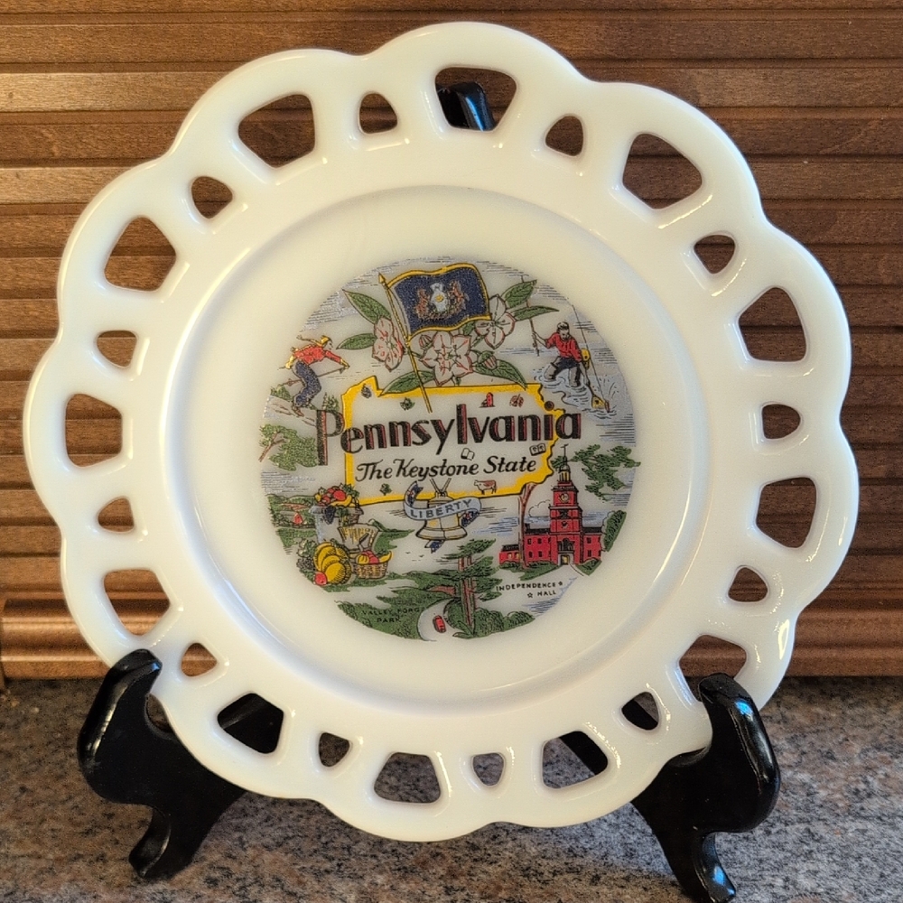 Pennsylvania Keystone State Decorative Plate